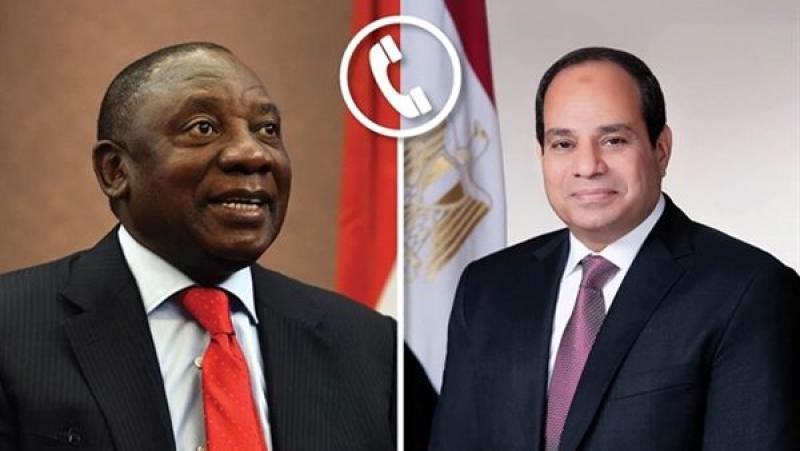 رئيس جنوب إفريقيا يهنئ السيسي بفوزه بولاية رئاسية جديدة