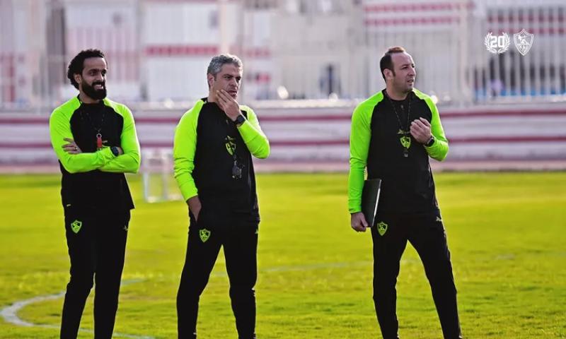 معتمد جمال في مران الزمالك