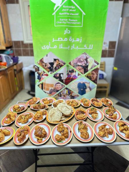 سمر نديم تحتفي باختيار فاطمة الشيمي لوجبة الغداء بدار ”زهرة مصر”