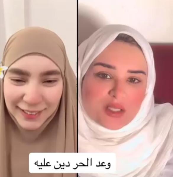 شاهد بالفيديو.. سمر نديم تحقق حلم آلاء بالعمرة.. وارتداءالحجاب يشعل السوشيال ميديا