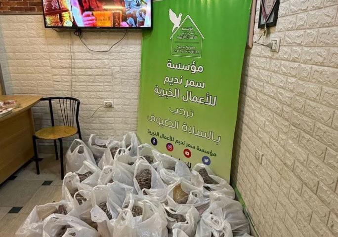 سمر نديم تطلق حملة دعم جديدة للأسر المتعففة من داخل مقر مؤسستها بعين شمس