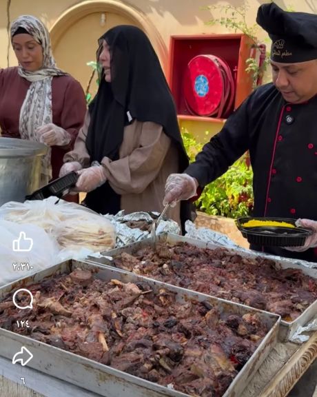سمر نديم توثق يومًا مميزًا من العطاء في دار زهرة مصر مع الشيف محمد أبو سريع