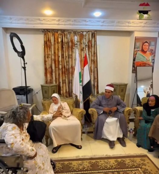 محمد الأنوري يشكر سمر نديم بعد زيارة روحانية إلى دار زهرة مصر