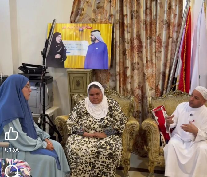 شاهد بالفيديو.. يوم من النور والسكينة.. الشيخ السيد بكري يُضيء قصر سمر نديم بكلمات من القلب
