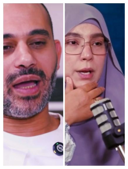 سمر نديم وزوجها محمد إبراهيم